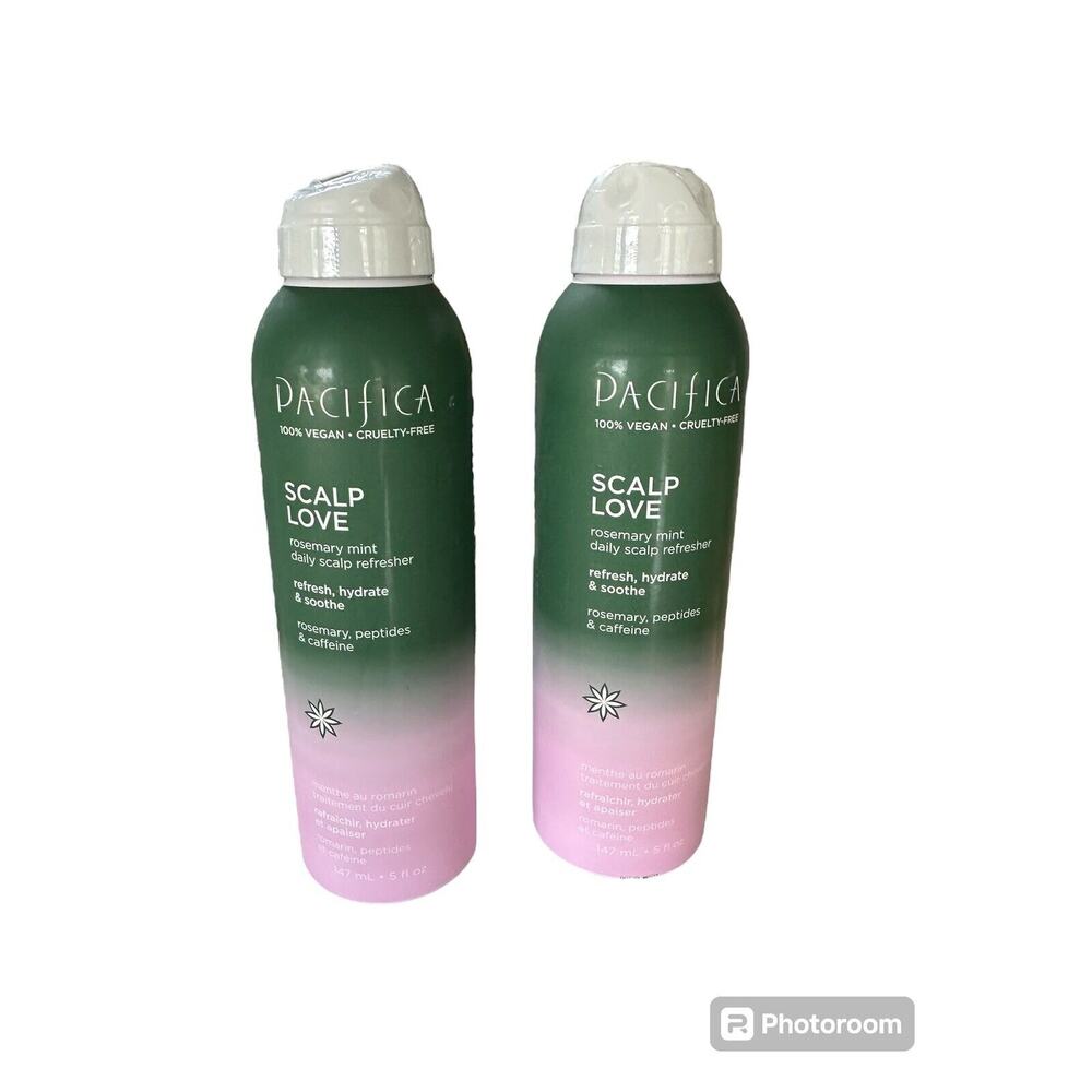 Pacifica Scalp Love Daily Refresher Rosemary Mint 5 FL OZ 2 Bottles!